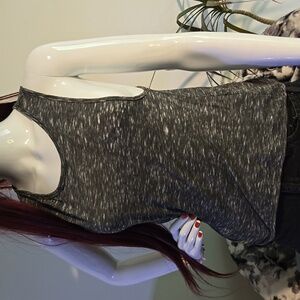 🖤 Mudd Heathered Gray Muscle Tank Top ~ XS / Small Fit 🩶